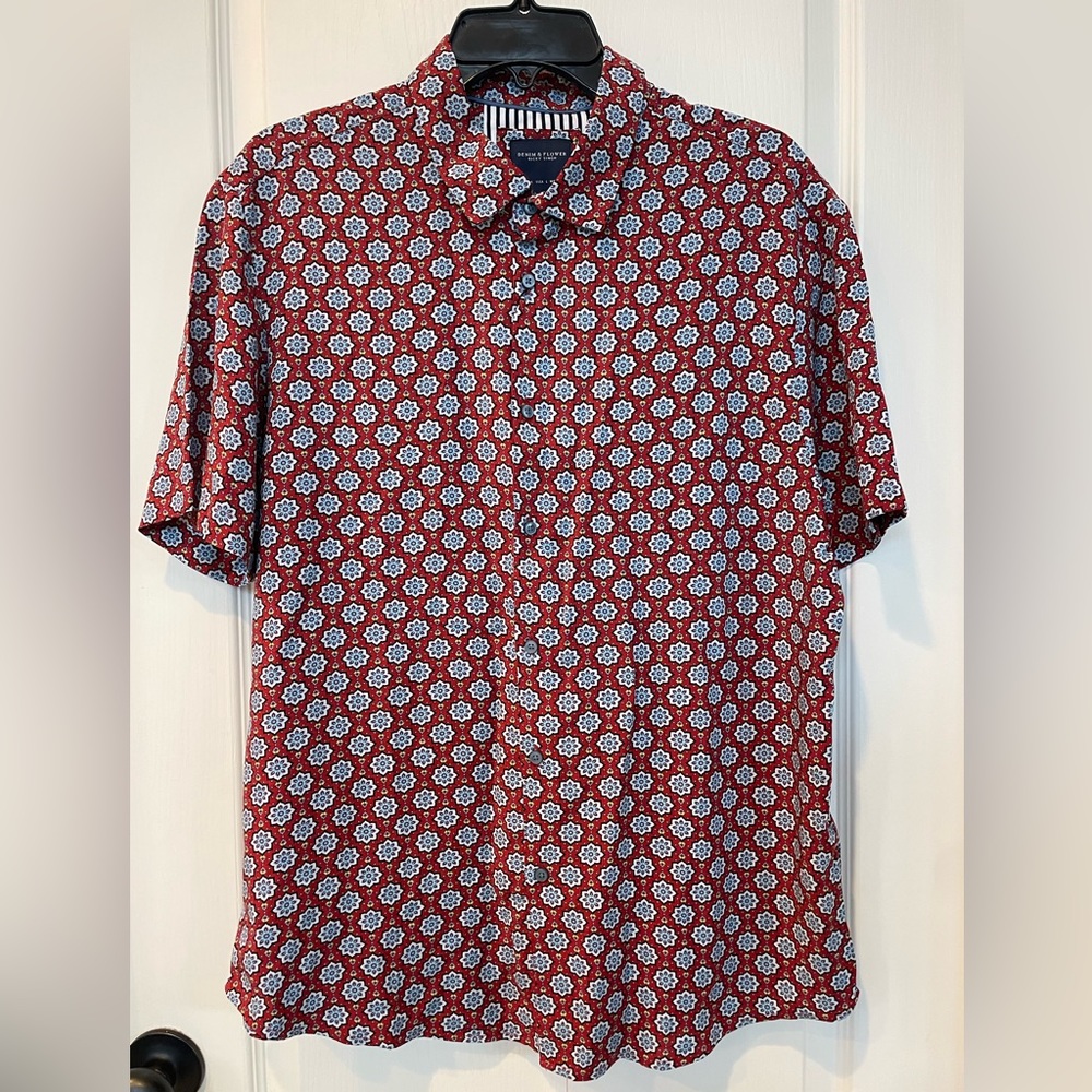 Denim & Flower Men’s Button Down